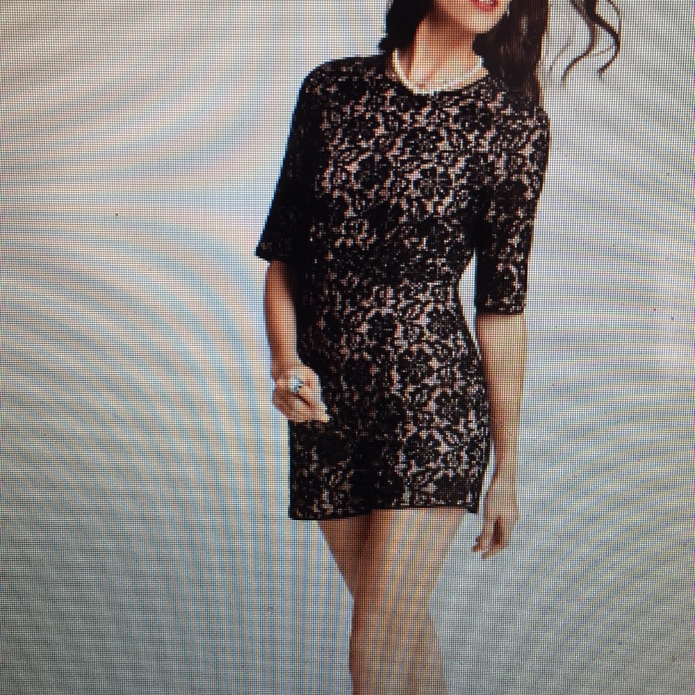 BCBG Maxazria black lace romper